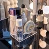 Caixa de Armazenamento Transparente Cosméticos Mesa de Maquiagem Desktop Batom Dormitório Porta-Canetas Caixa de Maquiagem Prateleira de Armazenamento Desktop Produtos de Cuidados com a Pele