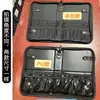 Bolsa Plegable Vertical de Gran Capacidad con 29 Agujeros para Brochas de Maquillaje Bolsa para Herramientas de Pinceles Impermeable de PU para Maquilladores Bolsa Portátil para Cosméticos