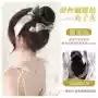 Moño Peluca para Mujer, Cabello Realista con Lazo, Pinza de Garra para Cola de Caballo Alta, Accesorio para el Cabello Moño, Herramienta Versátil para Recogido, Moño Peluca