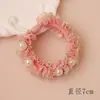 Goma para el Cabello Estilo Coreano con Flor de Perla, Diadema, Accesorio para Moño para Mujeres, Específicamente para Influencers de Videos Cortos
