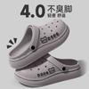 Desodorante Croc Shoes Masculino 2025 Novo Verão Roupa para Exterior Sola Grossa para Dirigir Sandálias de EVA Antiderrapante de Uso Duplo para Homem