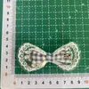 Nuevo Adorno de Encaje Dulce y Delicado, Moño a Cuadros, Accesorios para el Cabello DIY, Gomas para el Cabello, Calcetines para Zapatos, Bolsos, Accesorios para Ropa Infantil