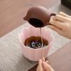 Lavado de Té de Loto Cerámica Jianshui Hecho a Mano Lavabo para Tazas Olla de Agua Tanque para Residuos de Té Solapa de Loto Plato de Fruta Juego de Flores Accesorios Creativos para Ceremonia del Té