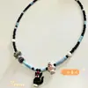 Collar de Cuentas "Paraíso de Manzanas" Color Dopamina Estrella de Manzana Nueva Entrada 2025 Lujo Verano Cadena Clavicular