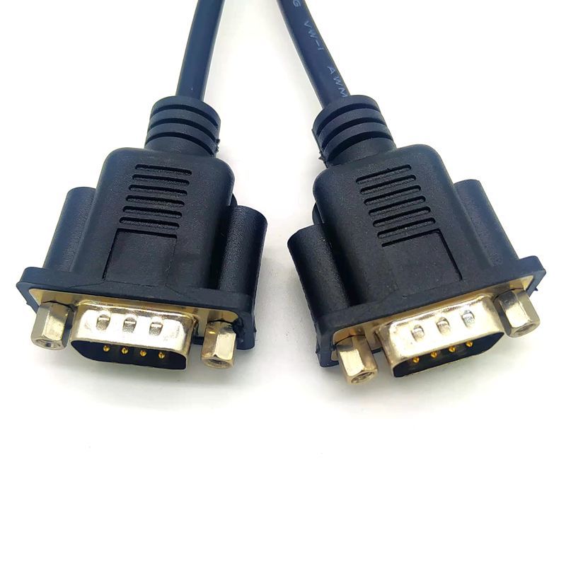 DB9针对针带前螺母串口线