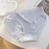 Roupa Íntima de Renda para Mulheres, Sem Costura, Estilo Fino de Verão, Seda de Gelo, Antibacteriana, Algodão Puro, Sexy, Puro Desejo, Roupa Íntima para Meninas Jovens, Refrescante e Refrescante