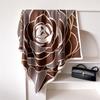 Lenço de Seda Estampado Versátil de Luxo Leve 90cm Lenço de Seda Twill Letra Clássica Lenço Quadrado Grande Xale Capuz Estilo Novo Feminino