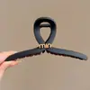 2026 Nuevo Modelo Pinza de Garra Simple Versátil Mate Accesorio Elegante para el Cabello para Peinado de Moño Pinza Tiburón Pasador de Moda Tocado