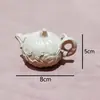 Peças de Mão de Madeira de Pessegueiro Feicheng, Peças de Mão de Brinquedo, Enfeites de Barraca de Rua, Enfeites Fofos do Zodíaco, Peças de Mão Criativas Finamente Esculpidas