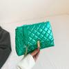 Bolsa pequena elegante com bordado de diamante para o dia a dia de mulheres, outono e inverno 2023, novo estilo ocidental, pequena bolsa tiracolo com corrente de fragrância, moda