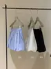 Guangzhou Tianmi Ropa al por Mayor Wgwe Diseño Estilo Francés Nicho Cintura Alta Adelgazante Falda de Línea A Falda Corta Floral