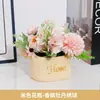 Flor Artificial Planta Verde Pequenos Enfeites Entrada Sala de Estar Decoração de Casa Mesa de Escritório Aparador Decoração Floral
