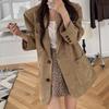 Blazer de Gamuza Estilo Dongdaemun de Corea del Sur