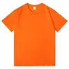 Camiseta 220g Algodão Puro Logo Estampado Gola Redonda Cor Sólida Solta Camisa Cultural Publicitária Roupa de Trabalho para Atividade Manga Curta