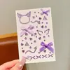 Pegatinas faciales para niños, decoraciones faciales de dibujos animados, pegatinas de diamantes de imitación, decoraciones de uñas sin pegamento, pegatinas para maquillaje de escenario y actuación, lazos