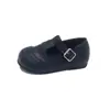 Sapatos de couro infantis 2026 primavera novo estilo sola macia elegantes sapatos de couro preto sapatos de performance sapatos de bebê sapatos de princesa