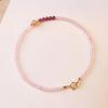 Pulsera de Ágata Roja del Sur de Liangshan Natural para Mujer Cuentas Pequeñas de Arroz Xiangyun Este Año de Vida Rojo Caqui Nicho Pulsera de Cuerda Cuerda de Mano Venta al por Mayor