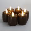 Suministros del Fabricante Comercio Electrónico Amazon Producto Nuevo Lámpara de Barril de Vino Lámpara Solar Lámpara de Velas LED