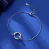 Pulseira da moda versátil com zircônia ultra brilhante, best-seller transfronteiriço para mulheres, pulseira elegante de luxo leve, joias femininas atacado