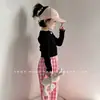 Gorra de béisbol ligera de secado rápido para niñas, con lazo, linda gorra para bebé con parte superior abierta, adecuada para coletas