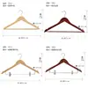 Perchas de Madera Maciza al por Mayor para Hoteles, Antideslizantes, Engrosadas, Sin Marca, para Uso Doméstico, Tiendas de Ropa y Casas de Huéspedes