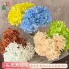 Simulação de Buquê de 5 Cabeças de Hortênsia Flores Artificiais Hortênsia Artificial Atacado Produtos Acabados para Decoração de Casamento e Paisagismo