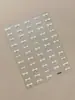 Patrón Minimalista de Hormiga Pegatinas Pequeñas para Uñas de Lazo Color Sólido Mini Lazo Ultra Delgadas Pura Deseo Decoraciones de Uñas Suaves Yt9021