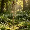 Nuevo Hierro Forjado Retro Niña Trepando Enredadera Soporte Exterior Patio Inserto en el Suelo Soporte para Flores Decoración de Jardín Artesanías