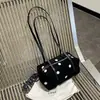 Bolso de hombro para mujer de moda transfronteriza retro con lunares, nuevo para el otoño de 2026, versátil, de gran capacidad, para el trabajo