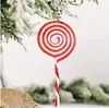 Caramelo Navideño Acrílico Plástico Infantil Caramelo Paleta Bastón de Caramelo Decorativo DIY Azúcar Decorativo Árbol de Navidad Colgante de Azúcar Decorativo