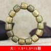 Cuentas de Barril de Madera de Ébano Grabadas con Texto Pulsera de Cuentas de Oración Budista 1.5*14 Cuentas Unisex Joyería Decorativa Fabricante