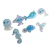 Accesorios de Joyería de Resina con Temática Oceánica, Lentejuelas Transparentes, Dijes para Zapatos DIY de Ballena y Tortuga, Materiales para Accesorios de Cabello Hechos a Mano, Pequeños