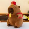 Ocho pulgadas lindo capibara feo lindo tortuga mochila capibara muñeco muñeco máquina de peluche muñeco al por mayor