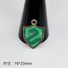 Medalla Logo Academia de Magia Aleación Goteo de Aceite DIY Accesorios de Joyería Aretes Colgante Joyería Colgante para el Cabello