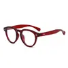 Gafas de Sol Retro Naranja Estilo Nuevo 2025 para Mujer Gafas de Moda Transfronterizas Europeas y Americanas Gafas de Sol Redondas Japonesas con Sentido Avanzado para Hombre