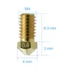 Montagem de Bico Mini Hotend A1 Kit Hotend Bico de Aço Substituível Impressora 3D