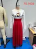 Transfronterizo 200g tributo directo a Europa y América Amazon impresión casual manga larga vestido profundo cruzado comercio exterior mujeres