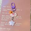 Chaveiro Estrela Nuvem Glitter Fino Transparente Gelo Original Feito à Mão Ins Desenho Animado Menina Coração Estudante Escola Mochila Pingente Melhor Amigo