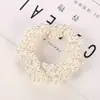 A7-32 Nuevo Anillo para el Cabello de Perlas de Círculo Completo Dulce Accesorio para el Cabello Versátil Moda Banda de Goma de Alta Elasticidad Tocado Venta al por Mayor