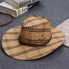 Chapéus de verão masculinos, chapéus de proteção solar para viagens e atividades ao ar livre, chapéus de cowboy masculinos, chapéus de jazz femininos, chapéus de cavaleiro, chapéus com venda direta da fábrica.