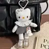 Bolsa Colgante Hello Kitty Piernas Largas Fragancia Ligera Muñeca de Peluche Dibujos Animados Lindo Llavero de Corazón Colgante de Regalo