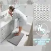 Alfombrilla gruesa de espuma viscoelástica para puerta, alfombrilla para puerta de entrada, juego de alfombrillas de suelo absorbentes antideslizantes para baño, alfombra simple para el hogar