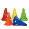 Cono de Entrenamiento de Fútbol de 30 cm con Agujeros, Cono de Fútbol, Cono Obstáculo de Fútbol Equipo de Entrenamiento