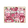 Pintura a Óleo Digital de Anime DIY Pintado à Mão Pintura com Coloração Acrílica Colorir à Mão Decoração de Casa Ornamentos Periféricos de Desenho Animado