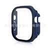 Para Apple Watch S9 Caja de Reloj Funda Protectora Funda de PC Película Todo-en-Uno Todo-en-Uno Funda Protectora Esmerilada