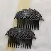 Novo Pente de Cabelo Estilo Luxo 2026 com Espiga de Trigo e Cristais, Pente de Inserção Antiderrapante Elegante de Alta Qualidade, Nova Ferramenta de Penteado