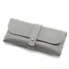 Estojo para óculos de unha única em estoque, em couro preto, bolsa para óculos portátil, caixa para armazenamento de óculos de sol, para impressão