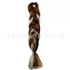 Peruca de Trança Grande Color Block Transfronteiriça Crochet Africano Dreadlocks Trança Jumbo Fibra Sintética Tranças Color Block Tecidas à Mão