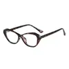 QQ7020 montura ojo de gato mariposa cara cuadrada redonda cara delgada artefacto para modificar la cara lente plana gafas para miopía fabricantes al por mayor