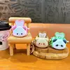 Chaveiro Criativo de Pão de Animal Pequeno Gato de Desenho Animado Fofo Pingente de Bolsa de Menina Pequeno Presente Venda por Atacado